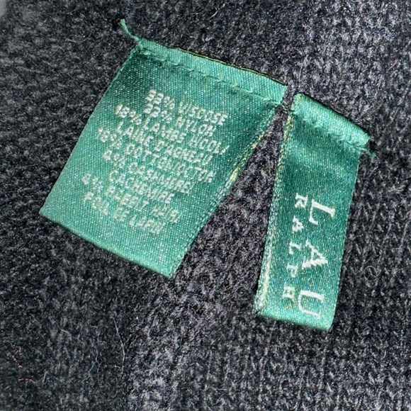 RALPH LAUREN Cashmere Blend Fisherman Beret Hat - Picture 3 of 5